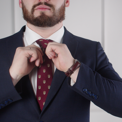 КРАВАТКА | БАГРЯНИЙ ЧЕРВОНИЙ