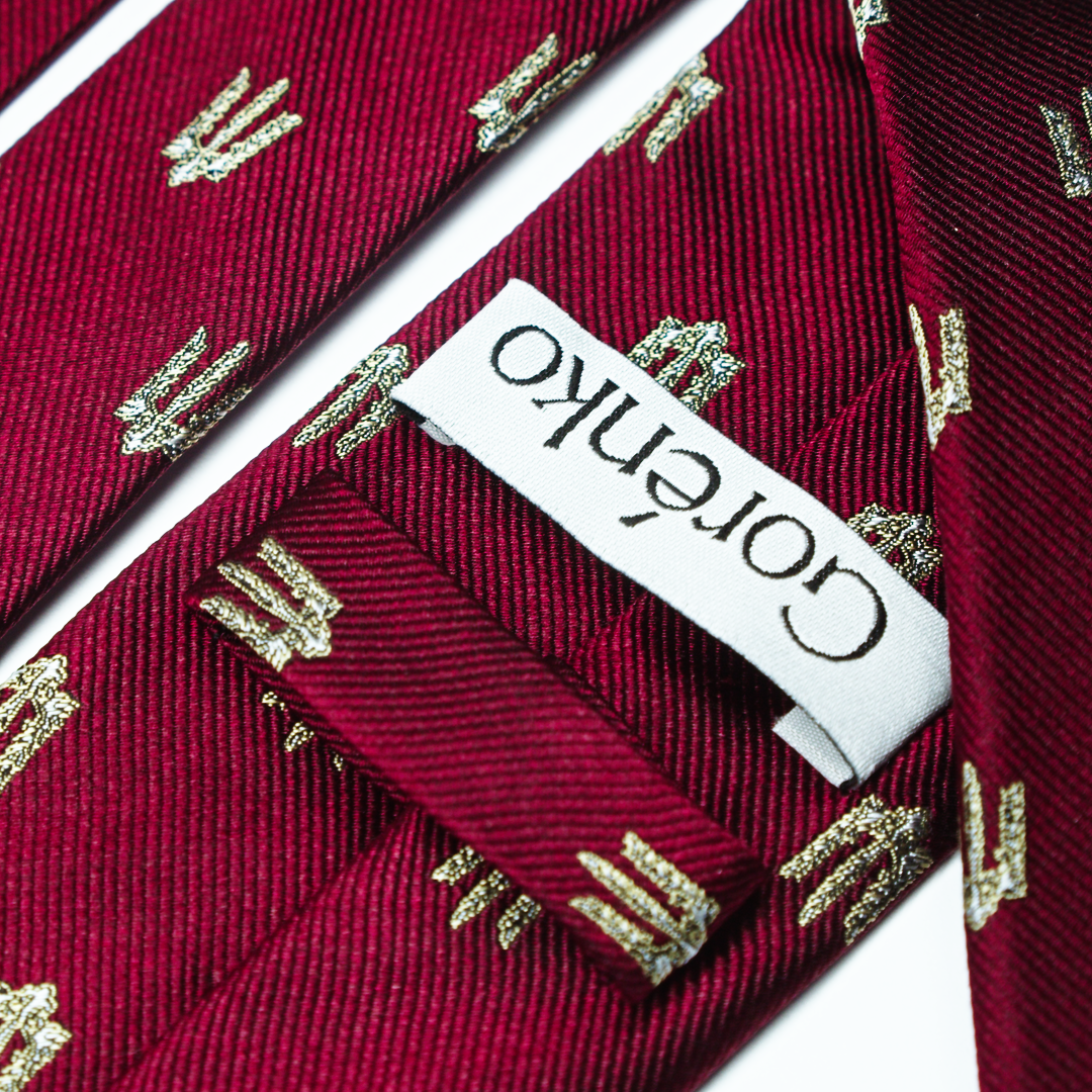 КРАВАТКА | БАГРЯНИЙ ЧЕРВОНИЙ