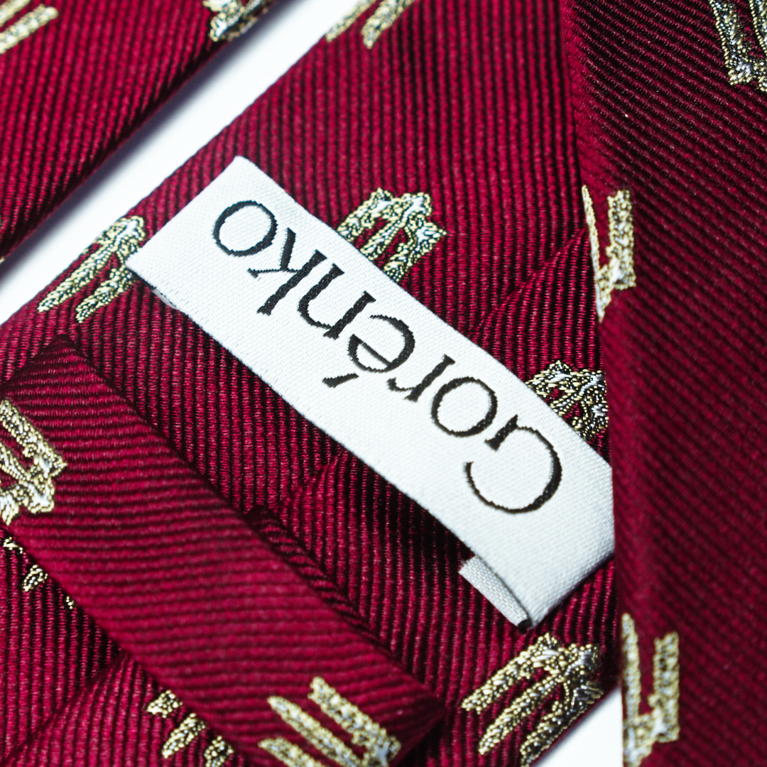 КРАВАТКА | БАГРЯНИЙ ЧЕРВОНИЙ