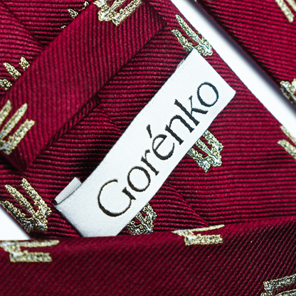 КРАВАТКА | БАГРЯНИЙ ЧЕРВОНИЙ