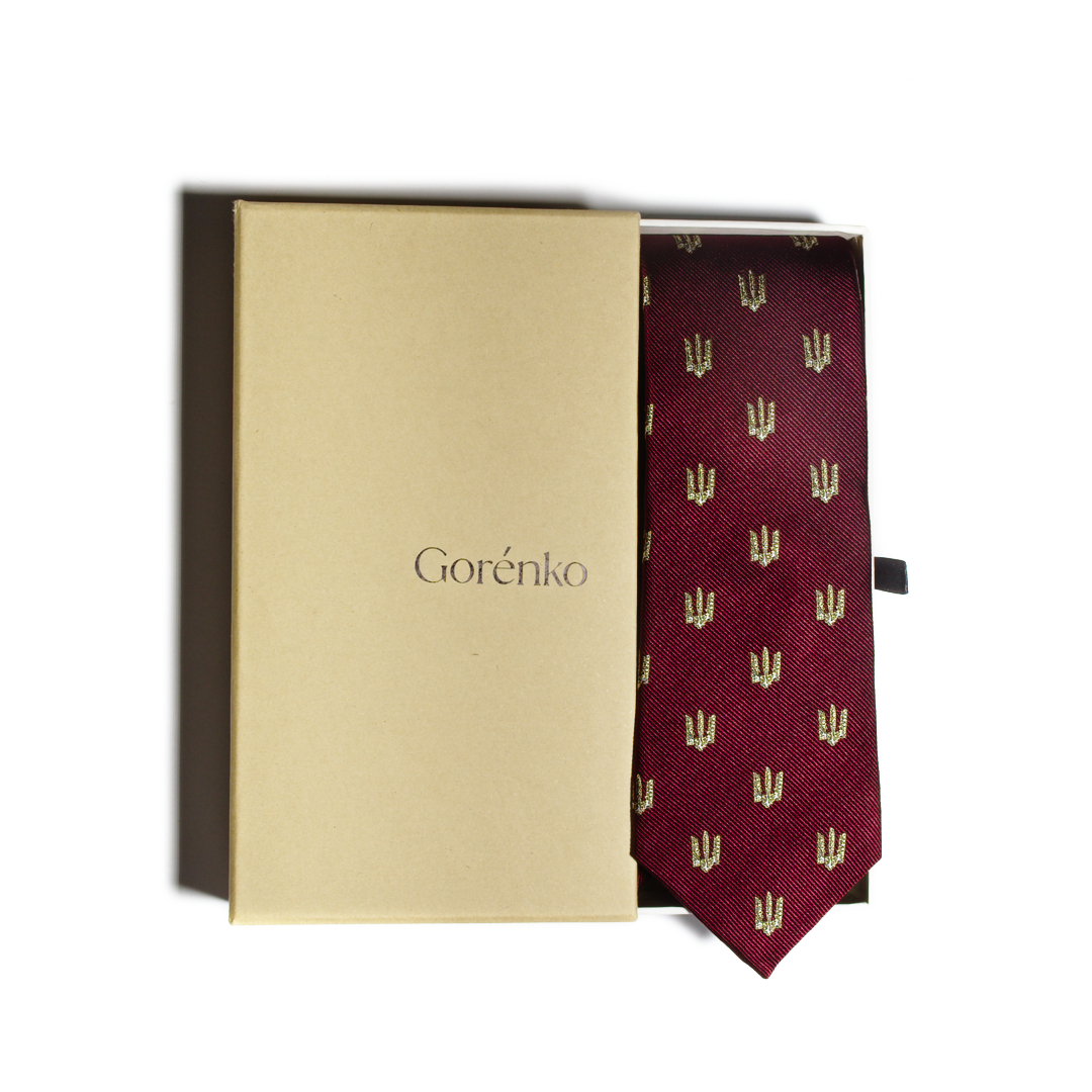 КРАВАТКА | БАГРЯНИЙ ЧЕРВОНИЙ