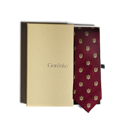 КРАВАТКА | БАГРЯНИЙ ЧЕРВОНИЙ